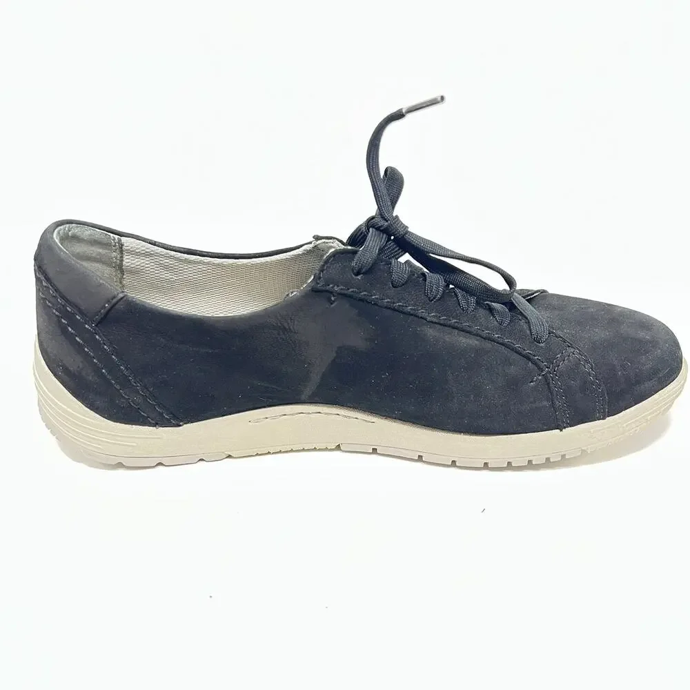 Dansko Womens Leela Black Waterproof Lace Up Sneaker 5906-1042400 SIZE 41